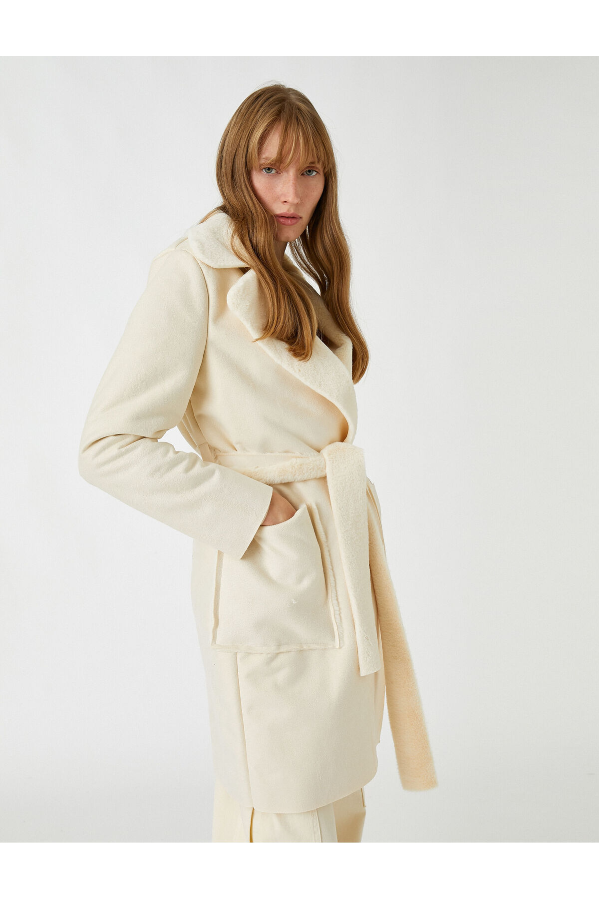 ژاکت بلند زنانه اورجینال کوتون