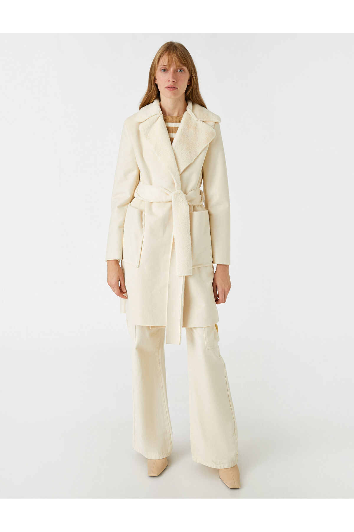 ژاکت بلند زنانه اورجینال کوتون