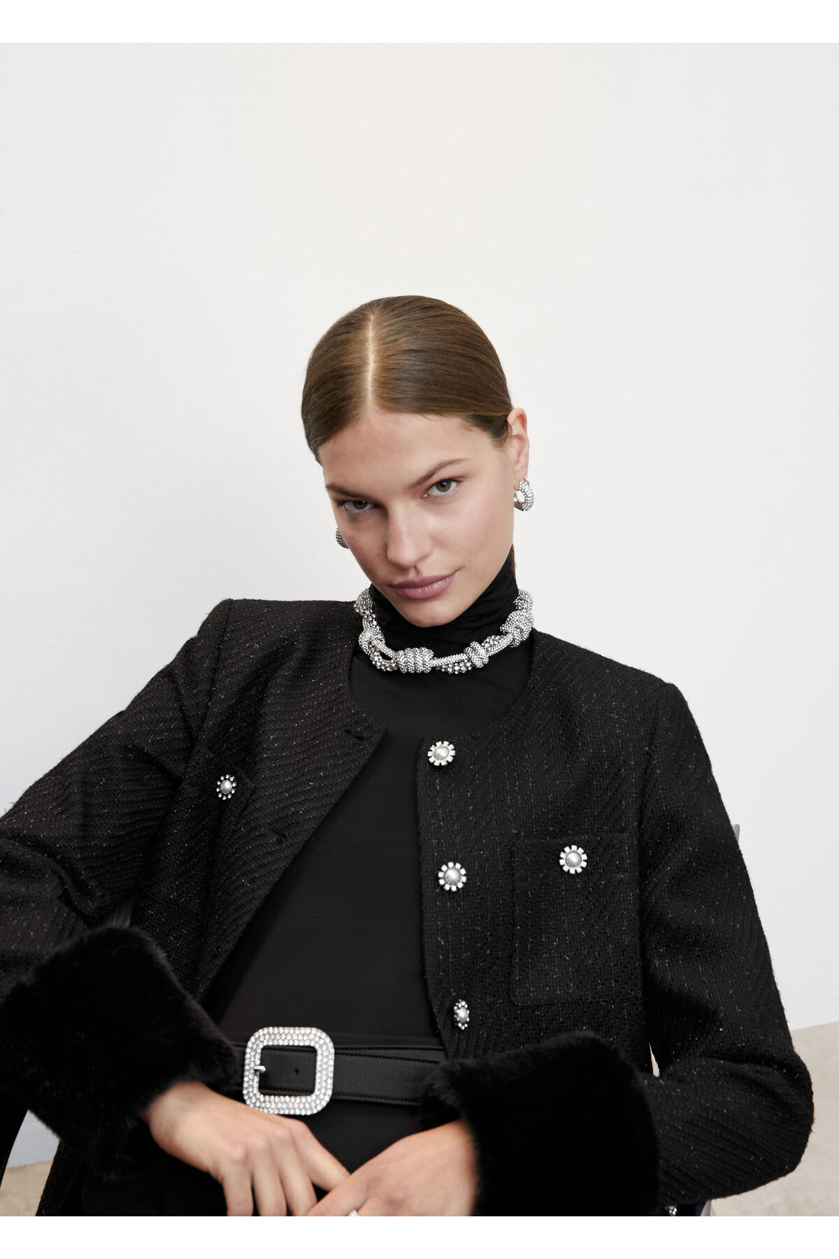 کت و ژاکت زنانه اورجینال منگو