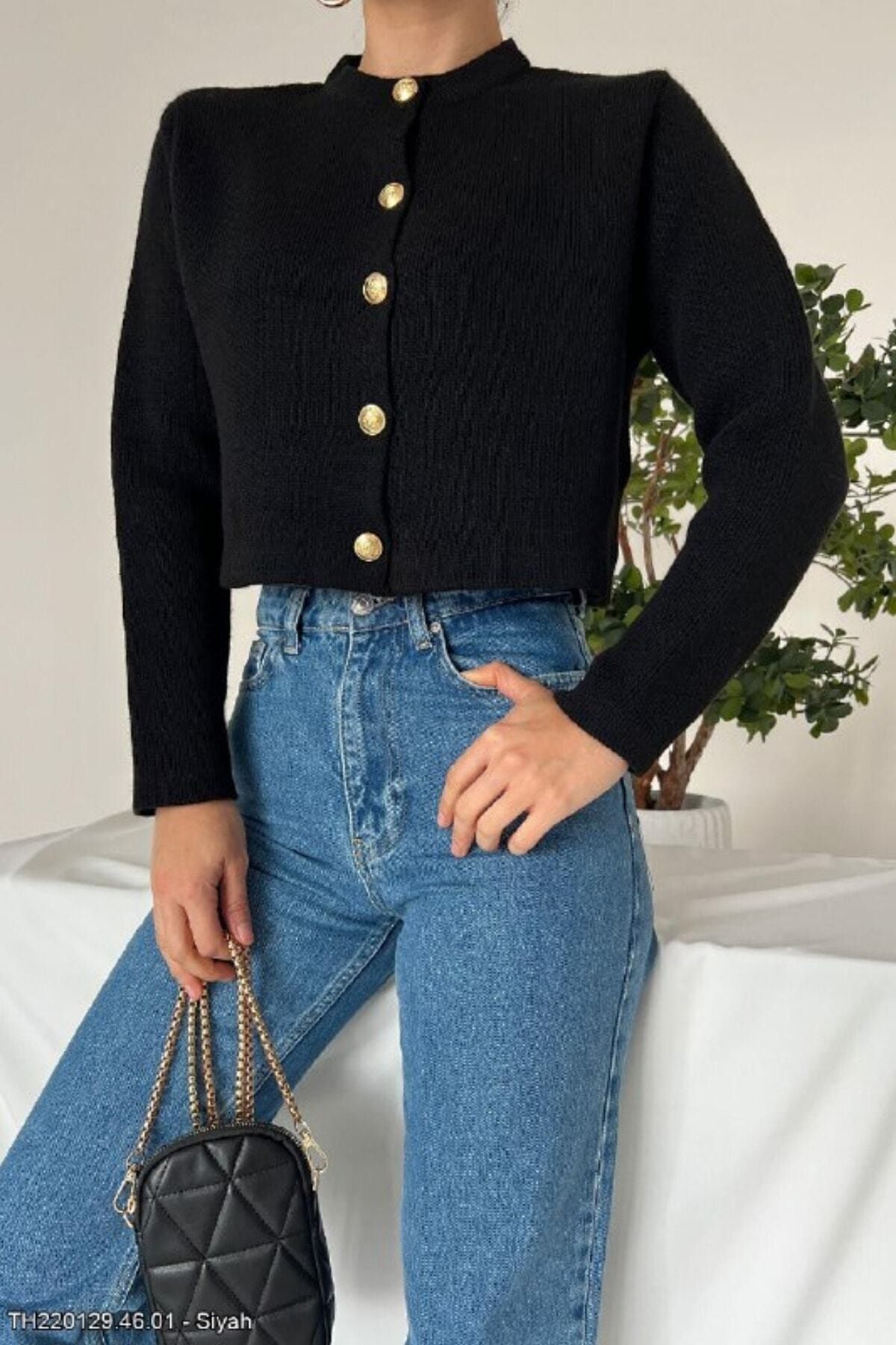 ژاکت کش باف پشمی زنانه