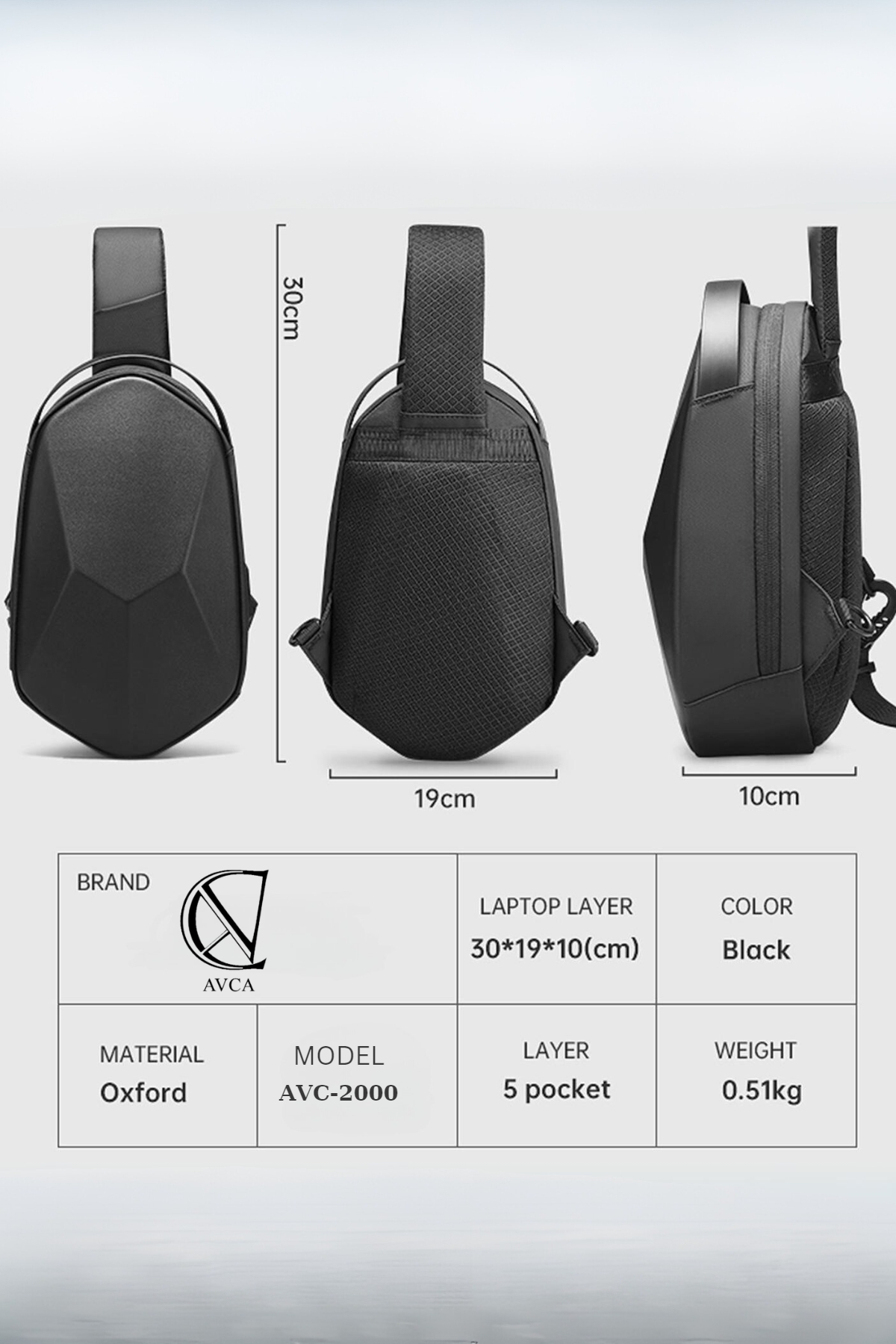 کیف دوشی مردانه آوچا