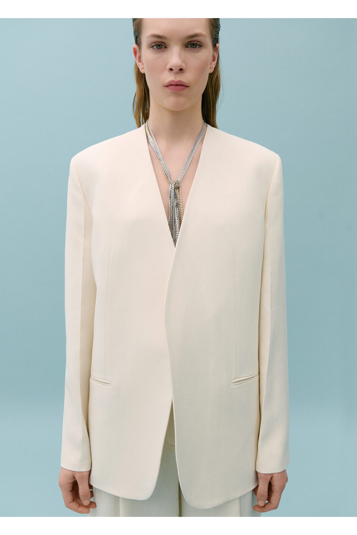 ژاکت بلیزر زنانه اورجینال منگو