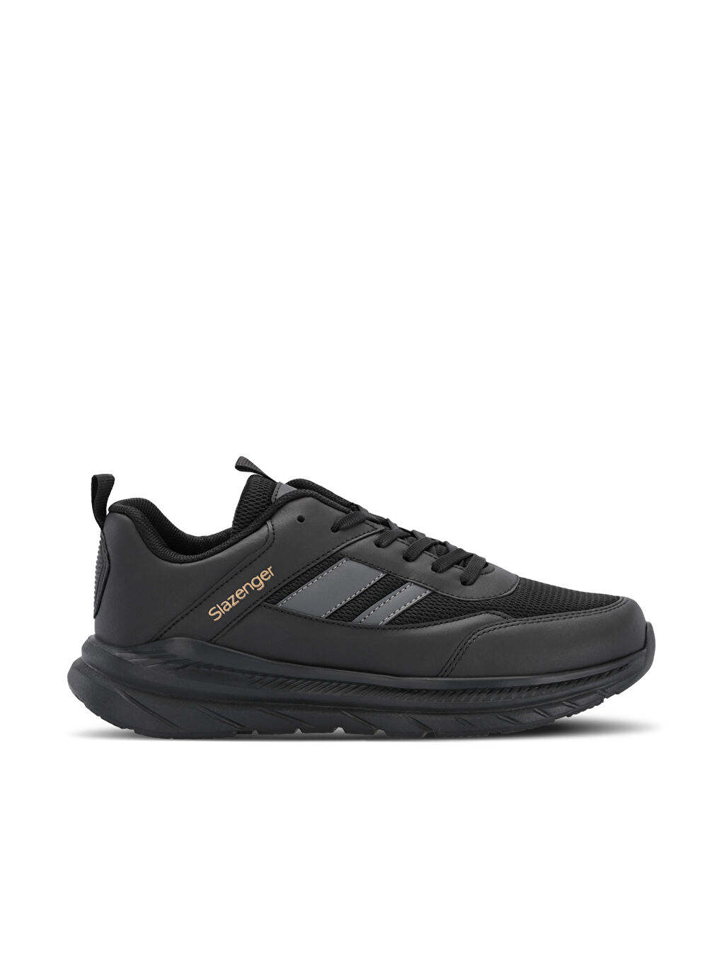 ITUAN Sneakers مردانه مشکی / مشکی اسلازنگر slazenger
