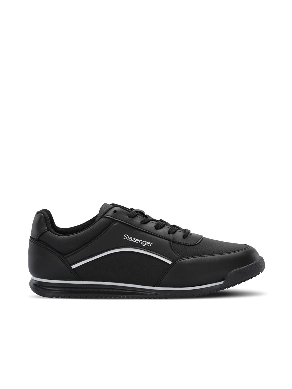 کفشهای راحتی مردانه ملبورن ۱ مشکی/سفید اسلازنگر slazenger