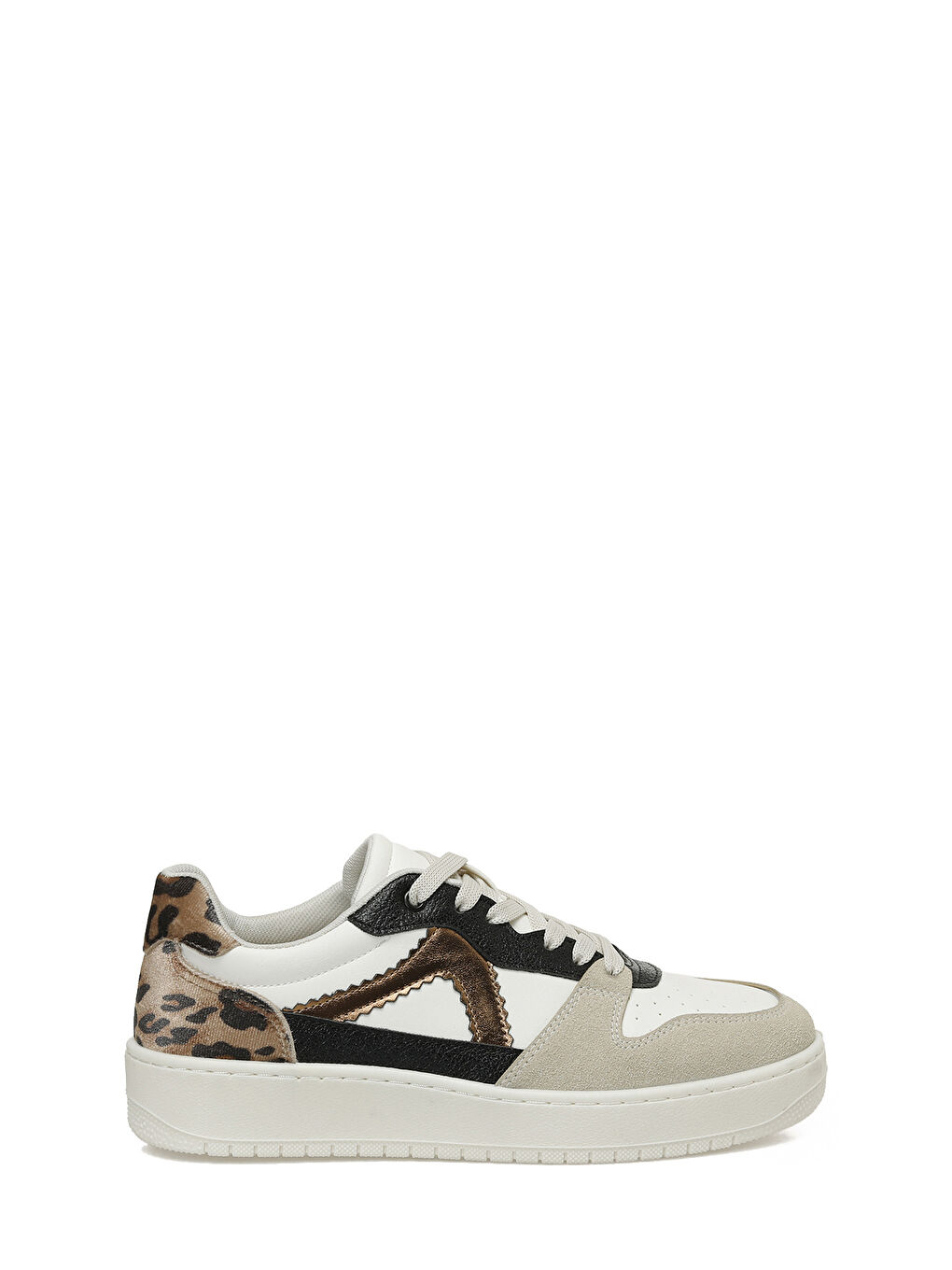 Karişik 25K-2076 5PR Bej Kadın Sneaker butigo