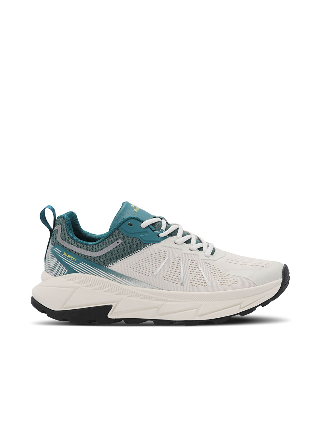 کفش کتانی مردانه وارن سفید / سبز اسلازنگر slazenger