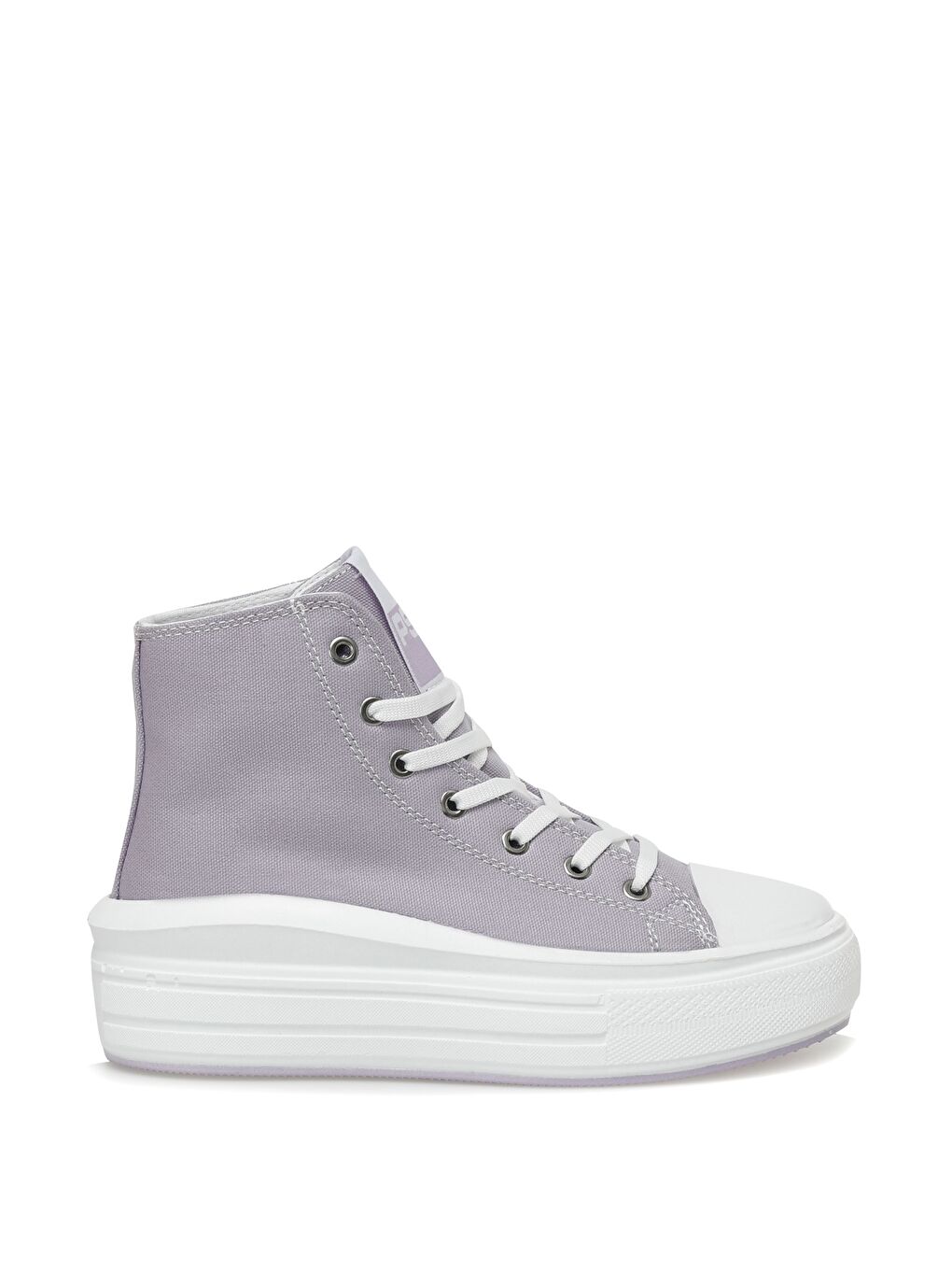 عکس پروشات کفش کتانی زنانه ساق بلند بنفش ELLA HI W 3FX Lilac