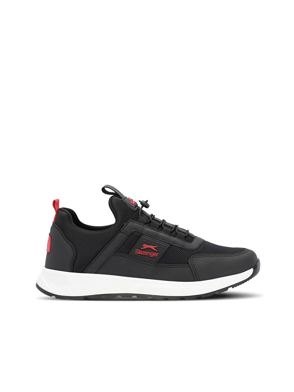 TADDEO I Kadın Sneaker Ayakkabı Siyah / Kırmızı اسلازنگر slazenger
