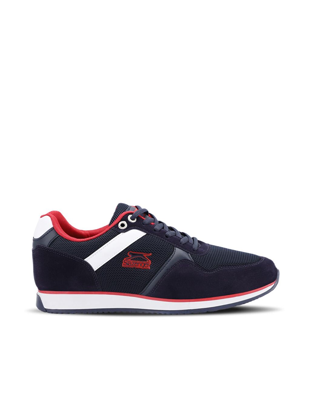 کفش کتانی مردانه انریکه خاکستری تیره اسلازنگر slazenger
