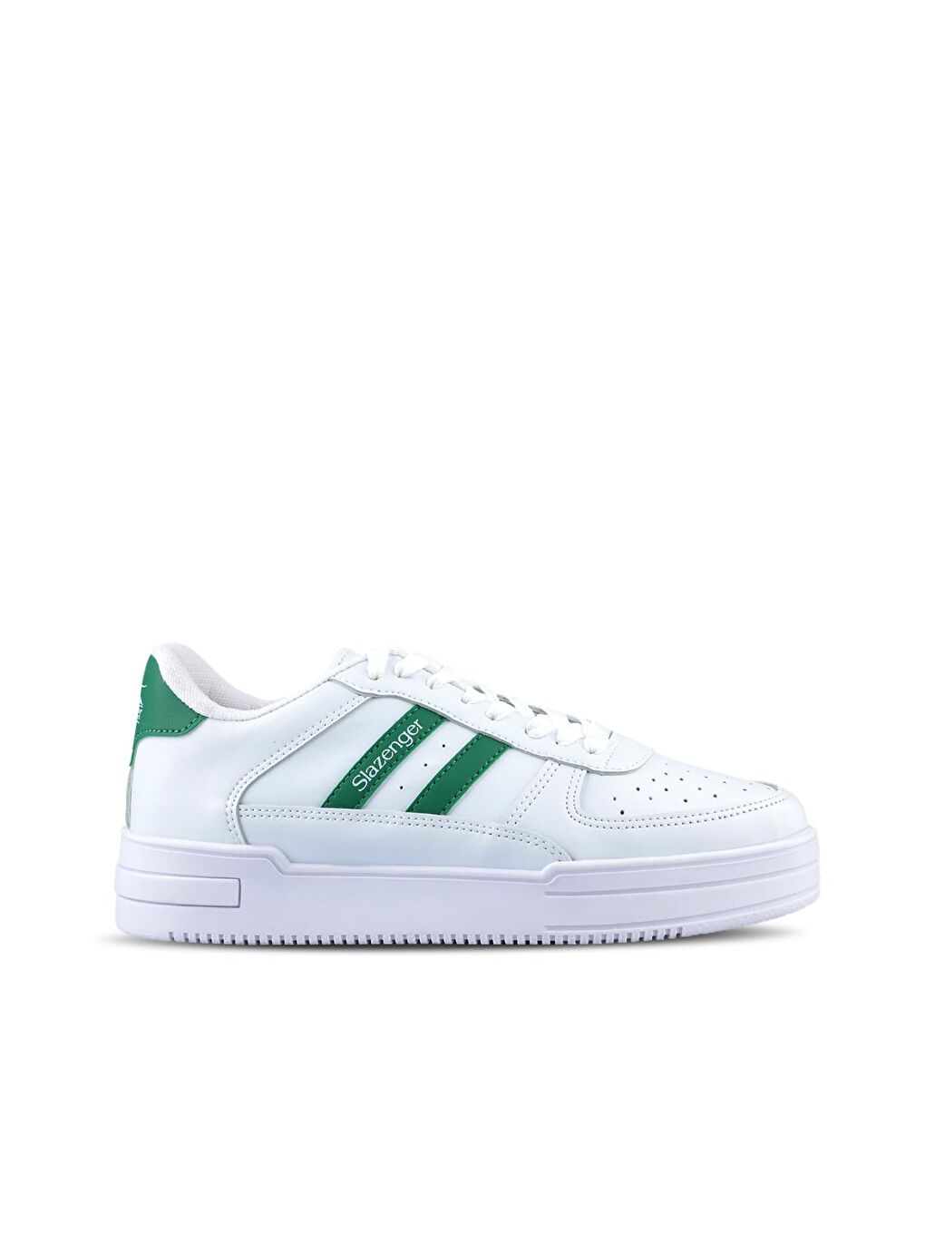 کفش کتانی زنانه CAMP مدل Sneaker سفید / سبز اسلازنگر