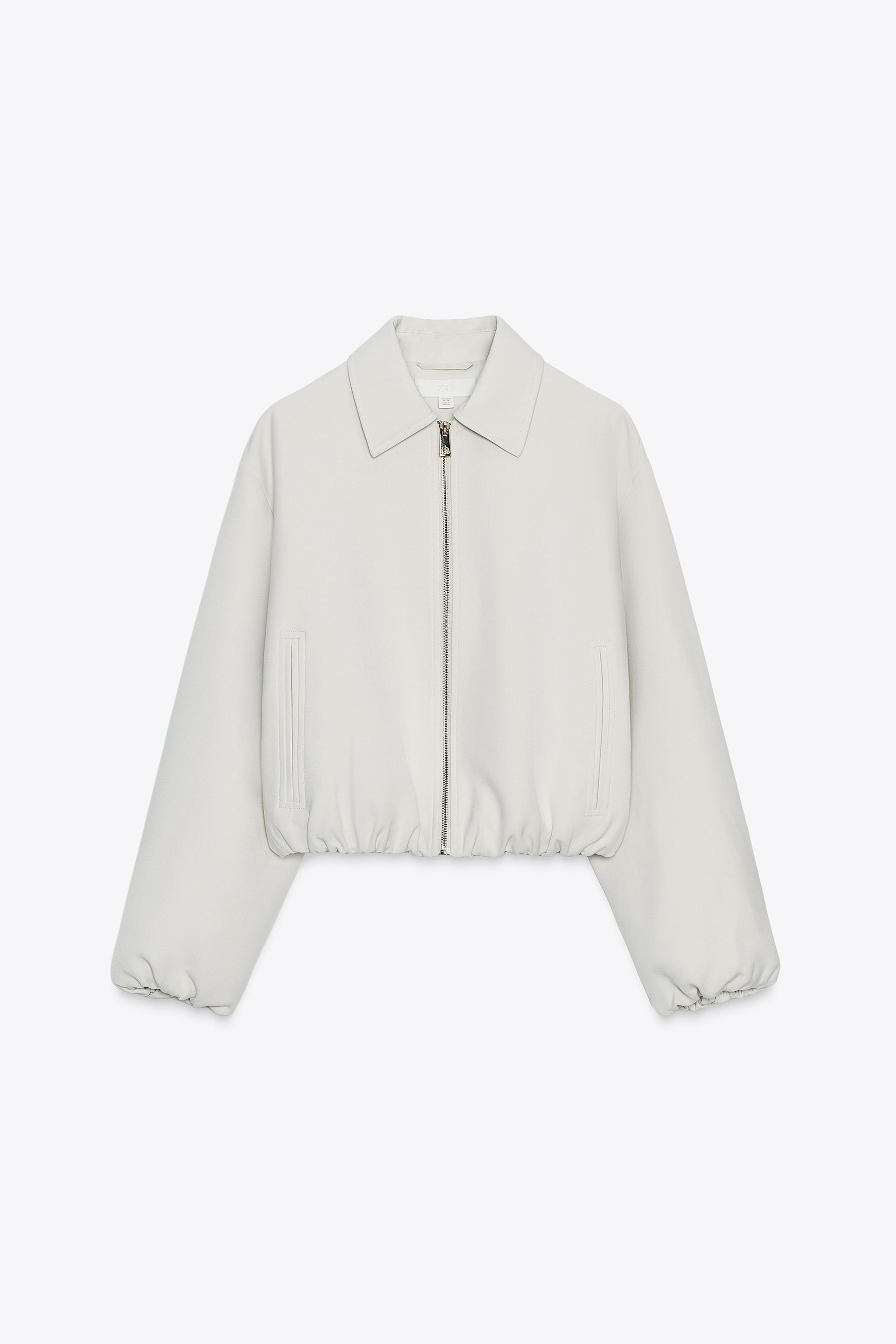 ژاکت بامبر آستین پفی زنانه زارا zara