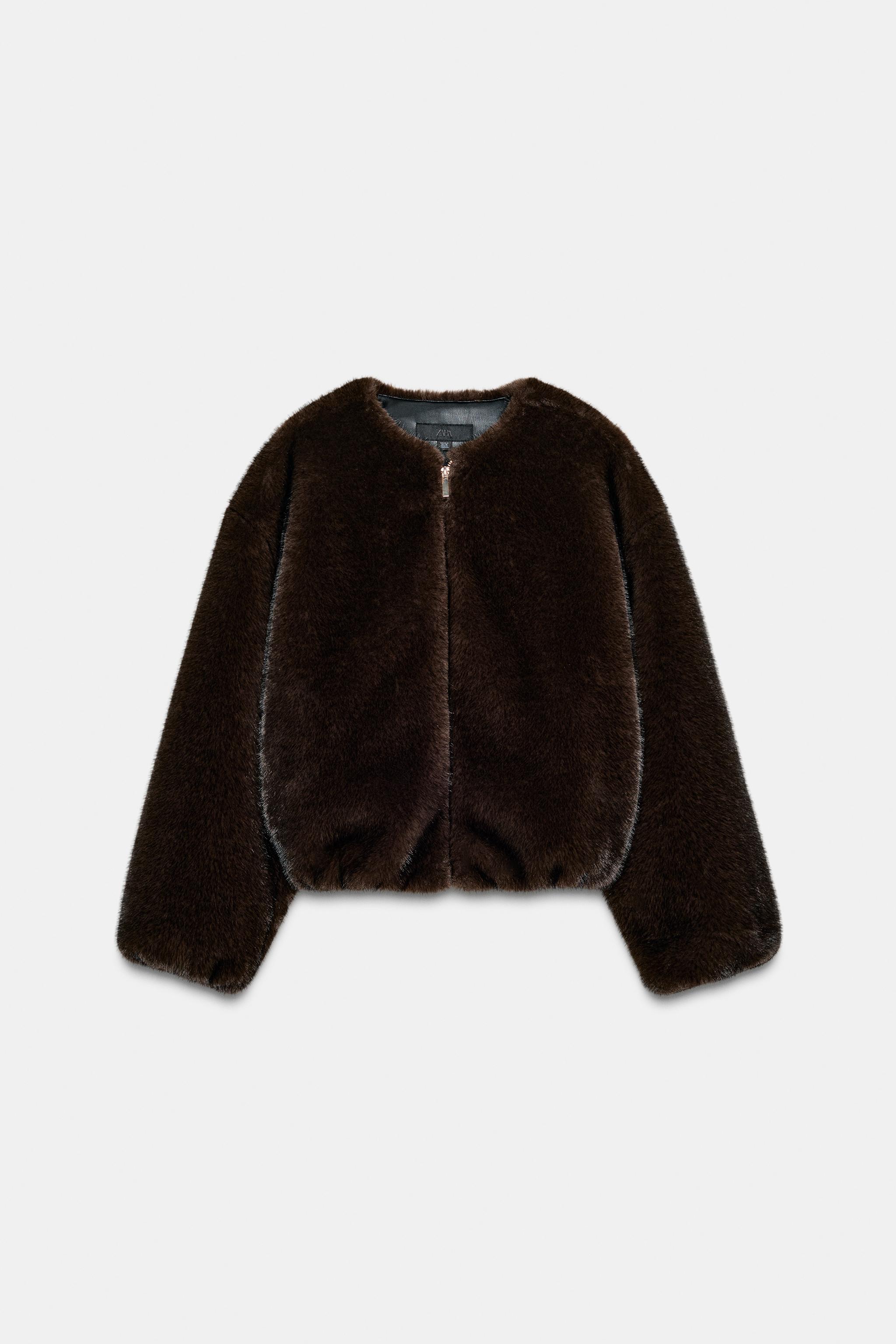 کاپشن خز مصنوعی زارا zara